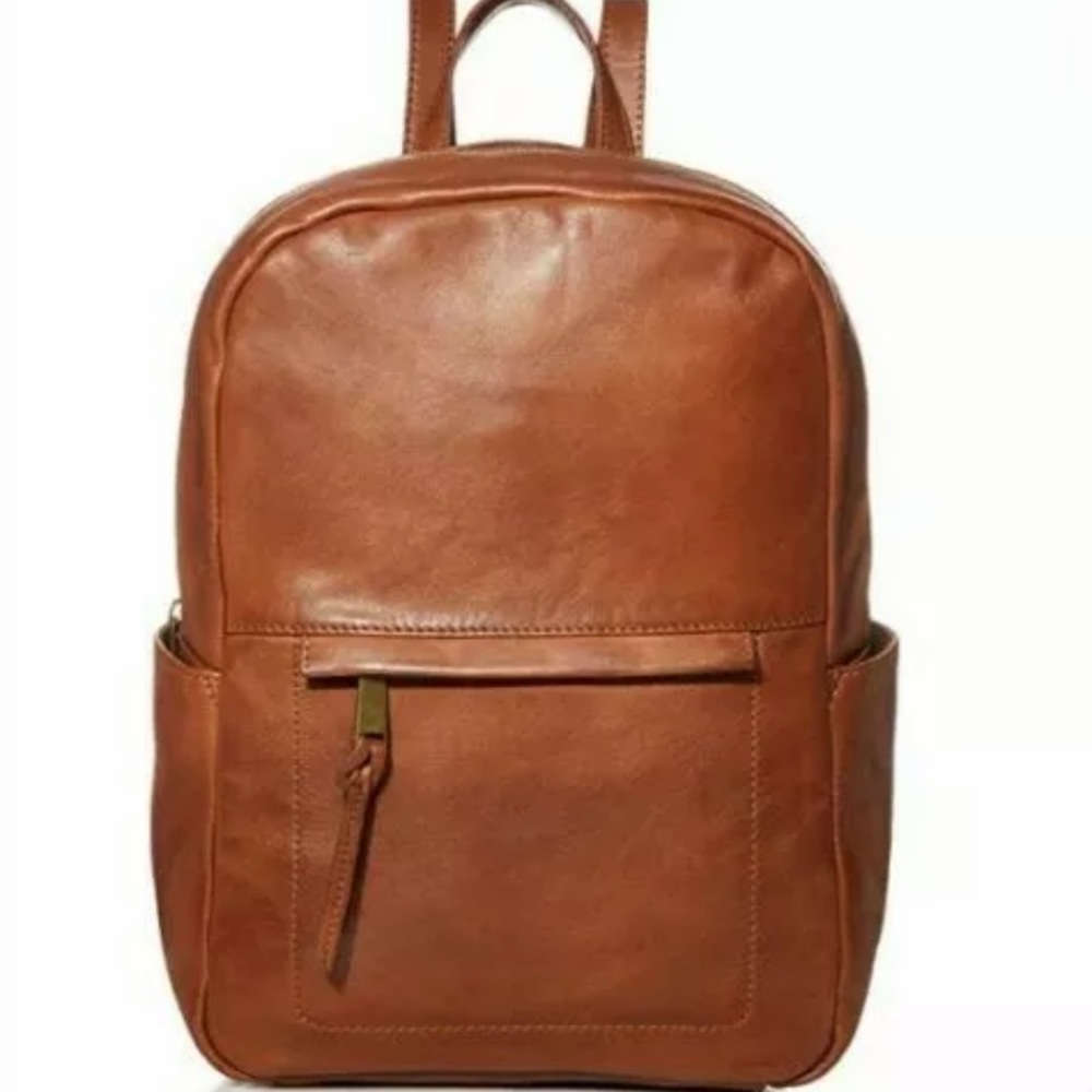 Lucky Brand Authentic Brown Leather Backpack